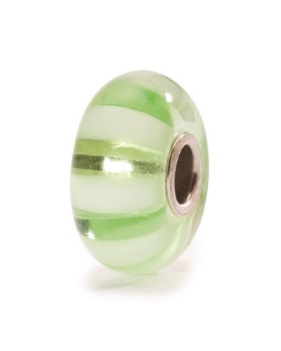 Trollbeads Strisce Verde Limone TGLBE-10246 | PoppinsBags