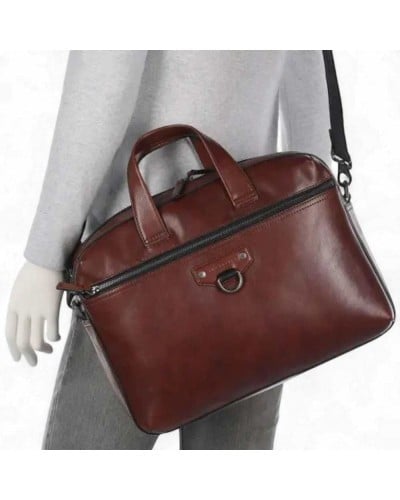The Bridge briefcase Male Leather Brown | PoppinsBags