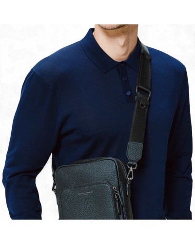 Umhängetasche Herren Schwarz | PoppinsBags