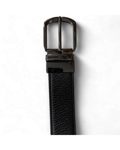 MOMODESIGN Belt Male Leather Black Brown | PoppinsBags
