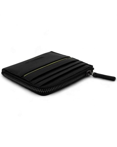 MOMODESIGN Kartenhalter Herren Schwarz Leder | PoppinsBags