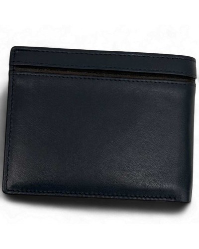 MOMODESIGN Geldbörse Herren Leder Blau | PoppinsBags