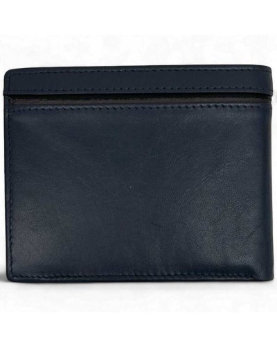 MOMODESIGN Geldbörse Herren Leder Blau | PoppinsBags