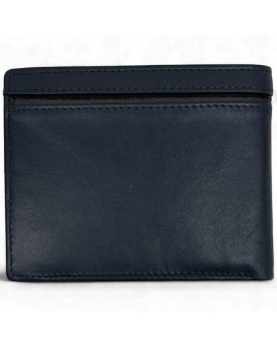 MOMODESIGN Geldbörse Herren Leder Blau | PoppinsBags