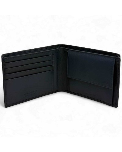 MOMODESIGN Geldbörse Herren Leder Blau | PoppinsBags
