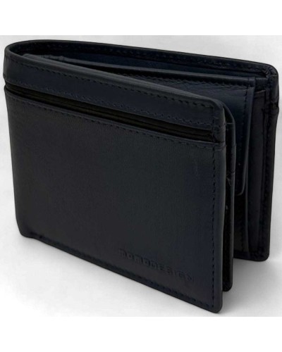 MOMODESIGN Cartera Hombre Cuero Azul | PoppinsBags
