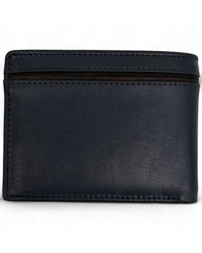 MOMODESIGN Cartera Hombre Cuero Azul | PoppinsBags