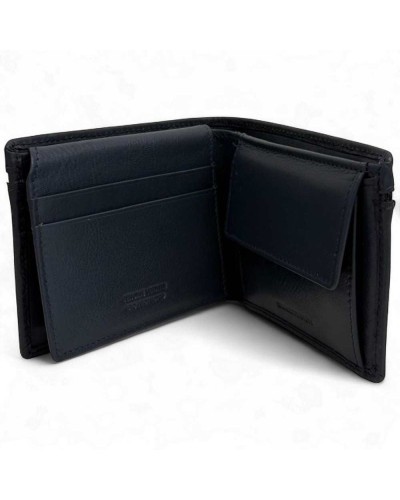 MOMODESIGN Cartera Hombre Cuero Azul | PoppinsBags