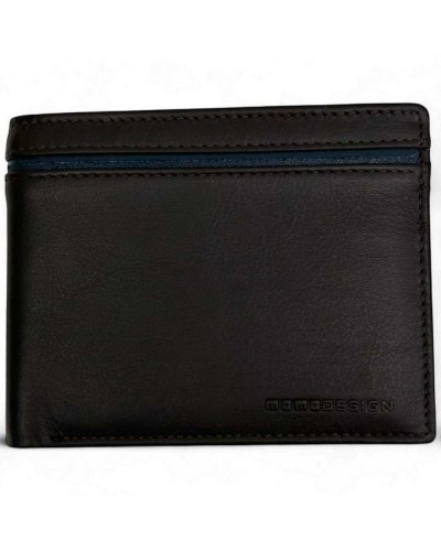 MOMODESIGN Cartera Hombre Cuero Marrón | PoppinsBags