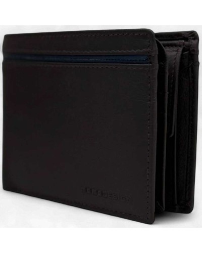 MOMODESIGN Cartera Hombre Cuero Marrón | PoppinsBags