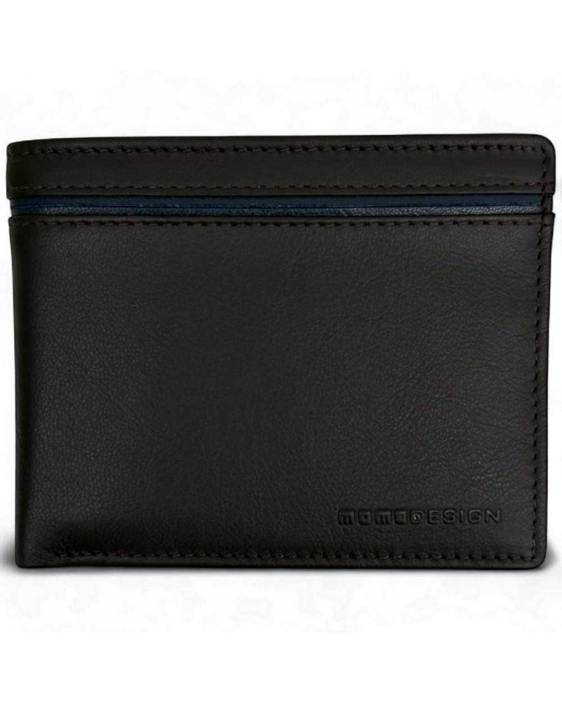 MOMODESIGN Cartera Hombre Cuero Marrón | PoppinsBags