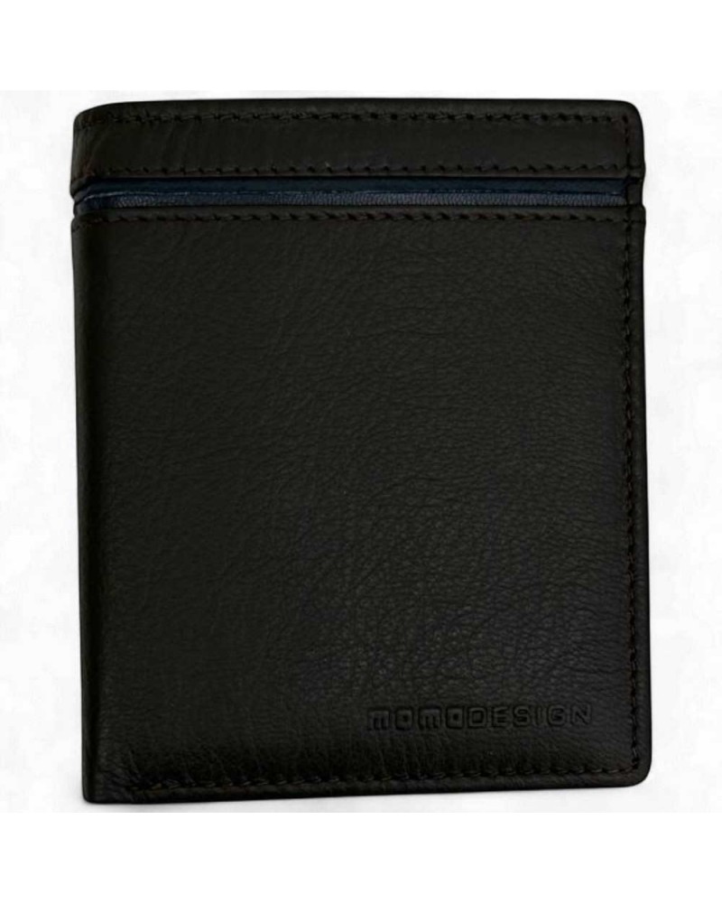 MOMODESIGN Geldbörse Herren Leder Braun | PoppinsBags