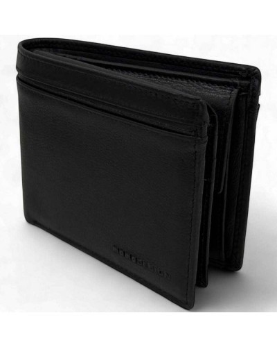 MOMODESIGN Cartera Hombre Cuero Negro | PoppinsBags