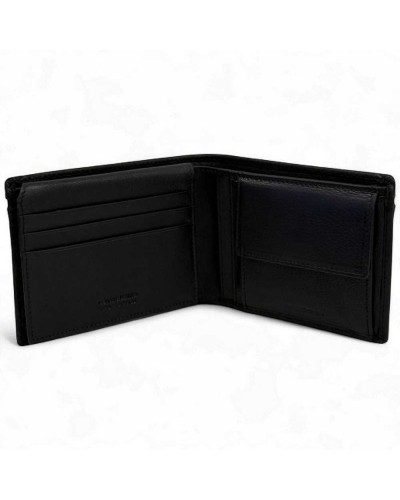 MOMODESIGN Cartera Hombre Cuero Negro | PoppinsBags