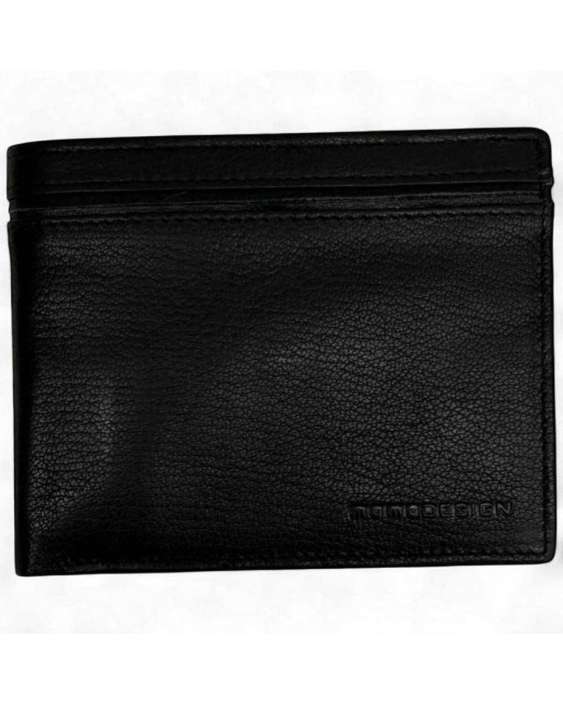 MOMODESIGN Cartera Hombre Cuero Negro | PoppinsBags
