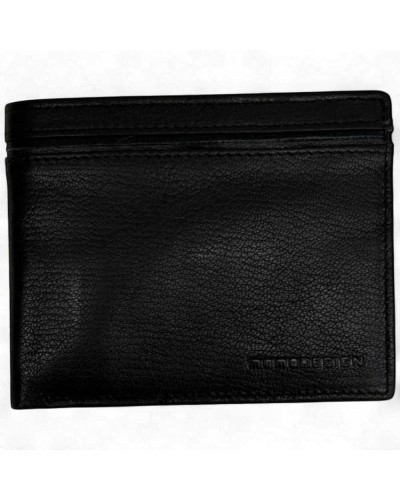 MOMODESIGN Cartera Hombre Cuero Negro | PoppinsBags