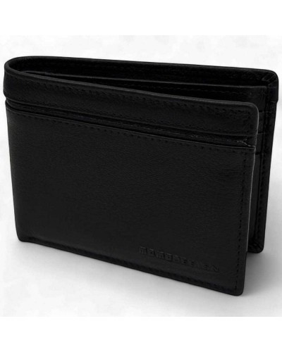 MOMODESIGN Geldbörse Herren Leder Schwarz | PoppinsBags