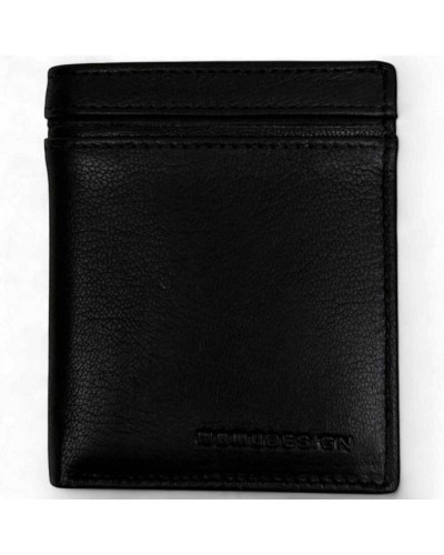 MOMODESIGN Geldbörse Herren Leder Schwarz | PoppinsBags