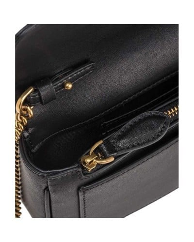 PINKO Bag LOVE ONE POCKET Female Leather Black | PoppinsBags