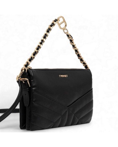 TWIN-SET Cross body bag Female Black | PoppinsBags