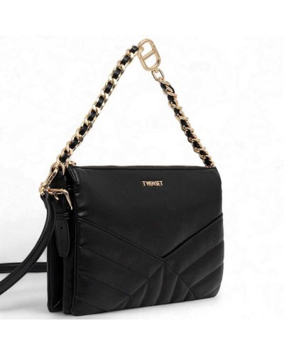 TWIN-SET Cross body bag Female Black | PoppinsBags