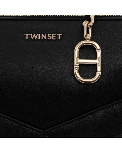 TWIN-SET Cross body bag Female Black | PoppinsBags