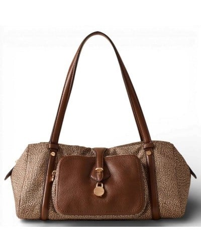 Bolso Bauletto M. BORBONESE Beige/Marrón | PoppinsBags