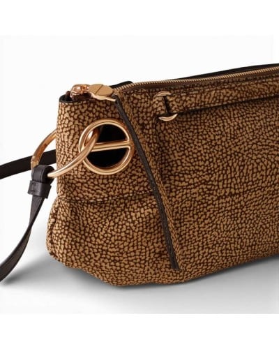 Bolso London Cross Over S. BORBONESE Cordero Esmerilado