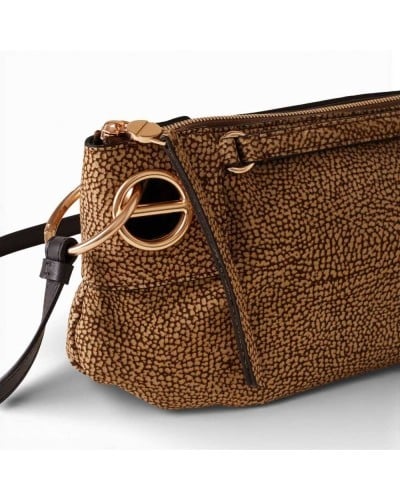 Bolso London Cross Over S. BORBONESE Cordero Esmerilado