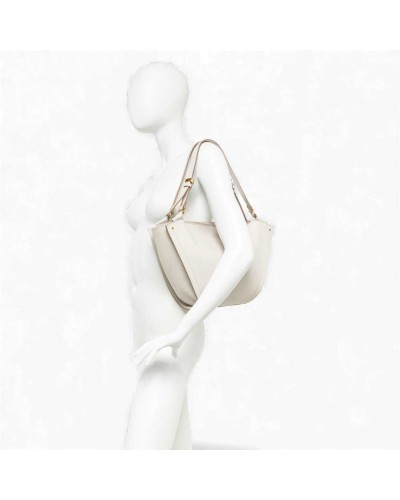 GIANNI CHIARINI Aura Lederhandtasche Sand | PoppinsBags