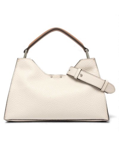 GIANNI CHIARINI Aura Small Leather Bag Sand | PoppinsBags