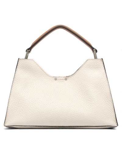 GIANNI CHIARINI Aura Small Leather Bag Sand | PoppinsBags