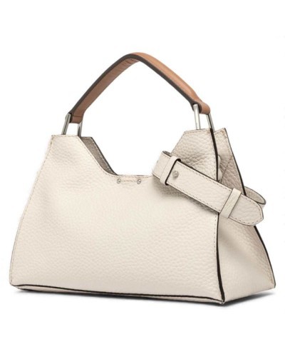 GIANNI CHIARINI Aura Small Leather Bag Sand | PoppinsBags