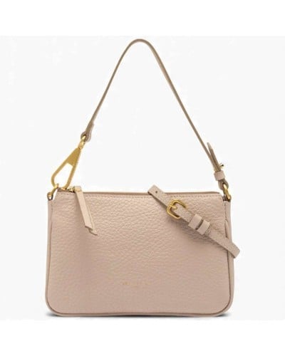 GIANNI CHIARINI Brenda Leather Shoulder Bag Pink