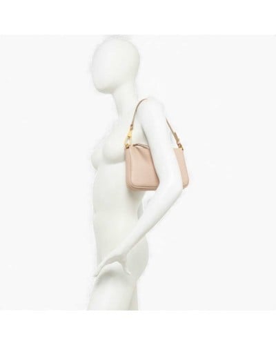 GIANNI CHIARINI Brenda Leather Shoulder Bag Pink