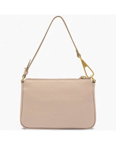 GIANNI CHIARINI Brenda Leather Shoulder Bag Pink