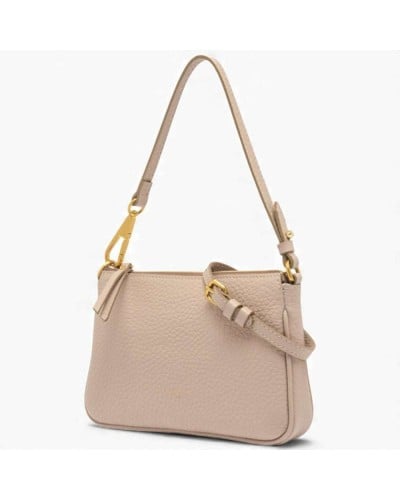 GIANNI CHIARINI Brenda Leather Shoulder Bag Pink