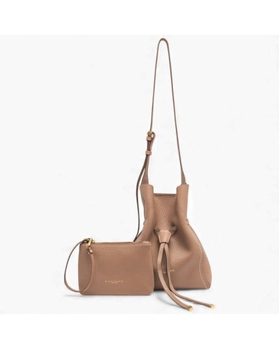 Bolso Diletta Medium GIANNI CHIARINI Piel Clay | PoppinsBags