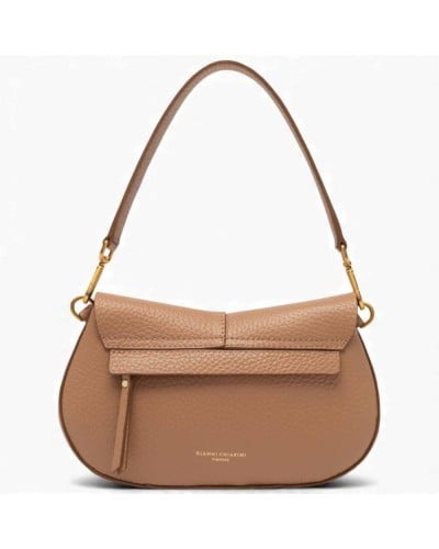GIANNI CHIARINI Katia Leather Bag Clay | PoppinsBags