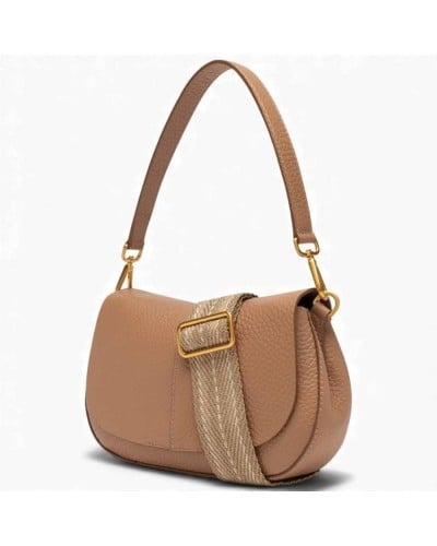 GIANNI CHIARINI Katia Leather Bag Clay | PoppinsBags