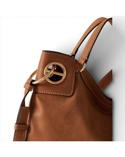 Bolso London M. con Bandolera BORBONESE Piel Nabuk