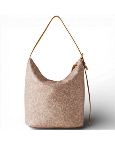 BORBONESE Bucket Bag M. Sand/Saffron | PoppinsBags