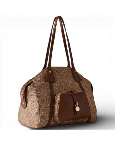 Bolso Shopping M. BORBONESE Beige/Marrón | PoppinsBags