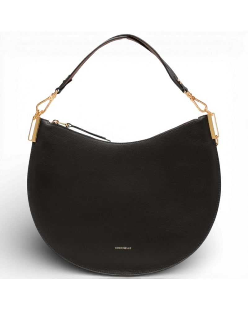 Coccinelle Bolso de mano Sunup Medium Mujer Noir/Cognac en