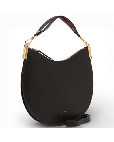Coccinelle Bolso de mano Sunup Medium Mujer Noir/Cognac en
