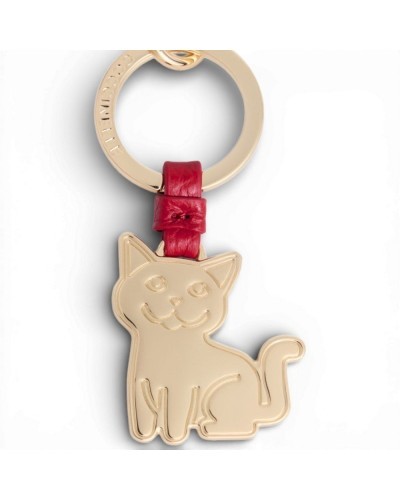 Coccinelle Basic Metal Katzen-Schlüsselanhänger Damen