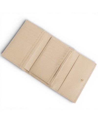 Coccinelle Portafoglio Metallic Soft Donna Sabbia in