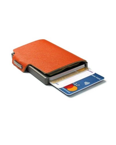 Mondraghi Cartera Saffiano naranja | PoppinsBags