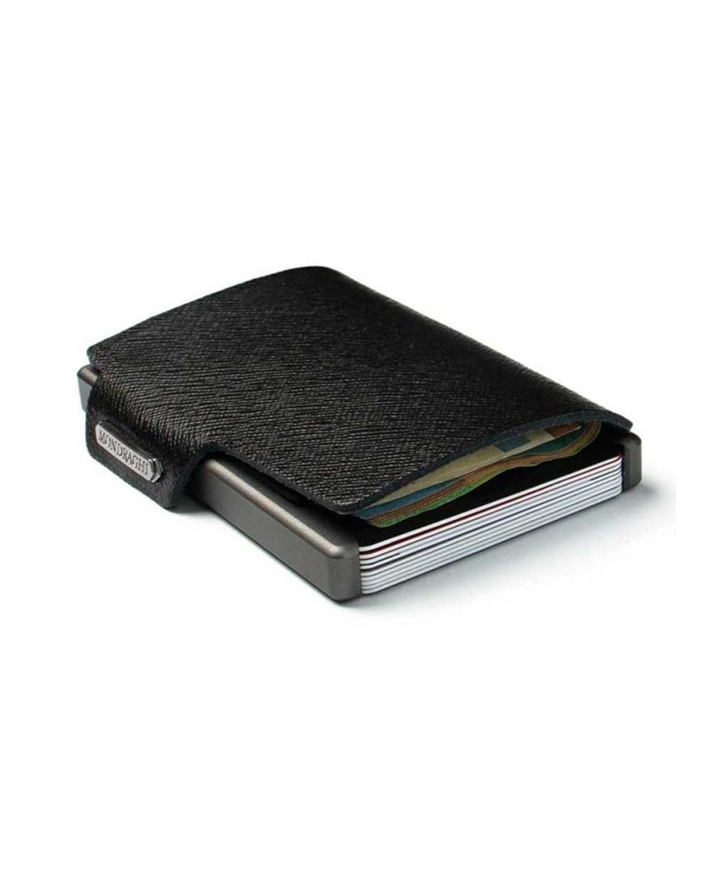 Mondraghi Cartera Saffiano Negro | PoppinsBags