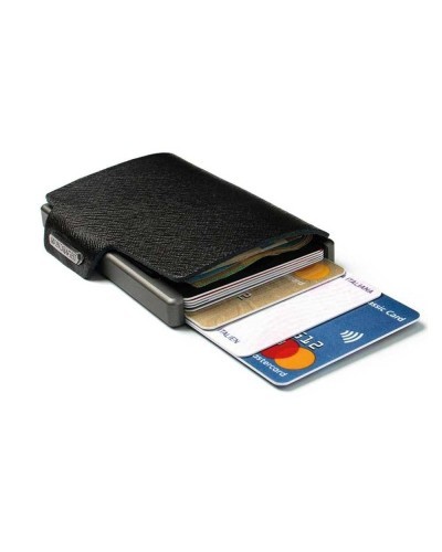 Mondraghi Cartera Saffiano Negro | PoppinsBags
